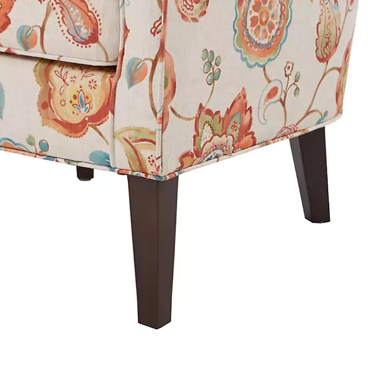 Kirklands Home Red Floral Colette Accent Chair Hot