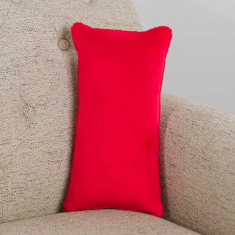 Pillows>Kirklands Home Red Jolly Nutcracker Mini Pillow