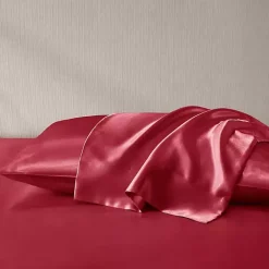 Kirklands Home Satin King 2-pc. Pillow Case Set Red Discount