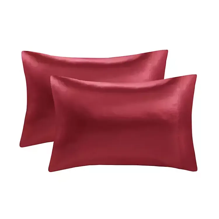 Kirklands Home Satin King 2-pc. Pillow Case Set Red Discount