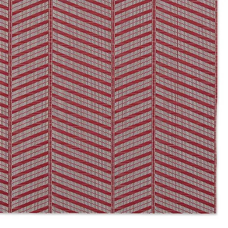 Kirklands Home Textu Twill Weave Placemats, Set of 6 Red Online