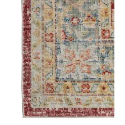 Kirklands Home Vintage Medallion Area Rug, 2x3 Red Sale