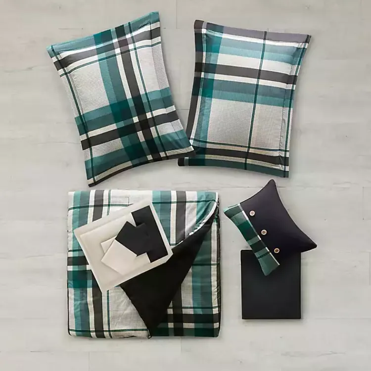 Kirklands Home Roger Plaid 7-pc. Twin Comforter Set
