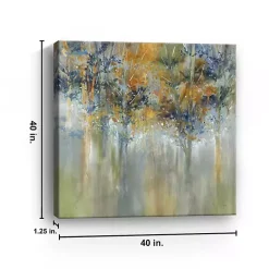Kirklands Home Rustic Leaves Giclee Canvas Art Print Multi
