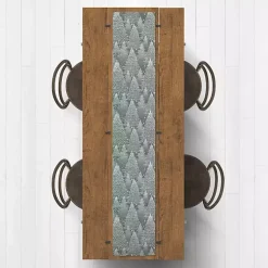 Kirklands Home Sage Forest Winter Twill Table Runner, 72 in. Hot