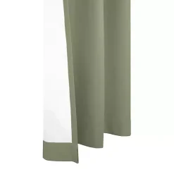 Kirklands Home Sage Room Darkening Curtain Panel Set, 54 in. Green Best