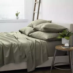Kirklands Home Sage Ultra Soft 6-pc. King Sheet Set Green New