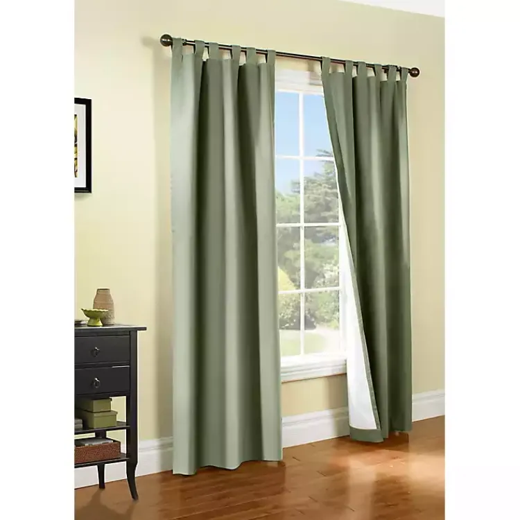 Kirklands Home Sage Weathermate Curtain Panel, 72 in. Green Clearance