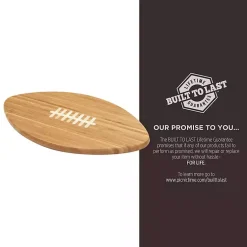 Kirklands Home San Francisco 49ers Bamboo Football Cutting Board Tan Online