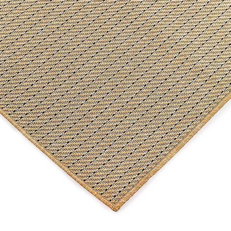 Kirklands Home Sand Intertwine Indoor/Outdoor Area Rug, 4x7 Tan Hot