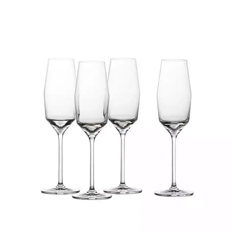 Kirklands Home Schott Zwiesel Gigi Champagne Flutes, Set of 4 Clear Clearance