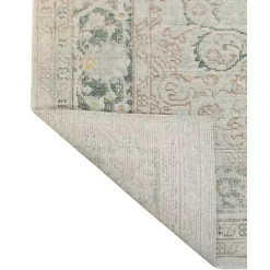 Kirklands Home Sea Vintage Medallion Area Rug, 2x3 Green New