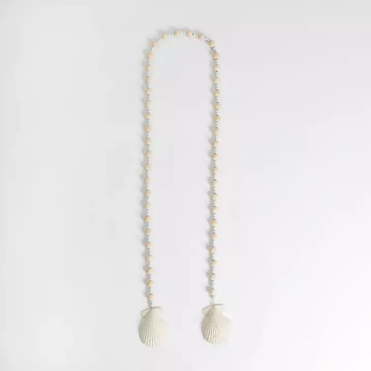 Christmas Tree Decorations>Kirklands Home Seashell Beaded Tree Garland