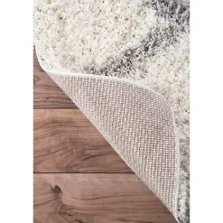 Kirklands Home Shanna Diamond Area Rug, 8x10 White Sale