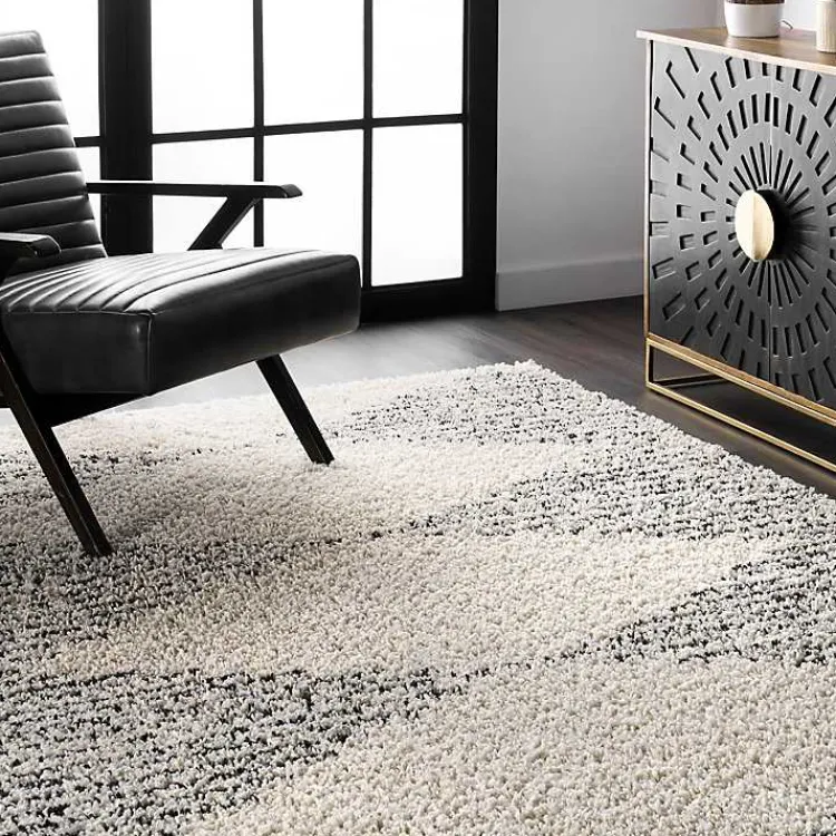 Kirklands Home Shattered Diamonds Scarlette Area Rug, 7x10 Ivory Discount