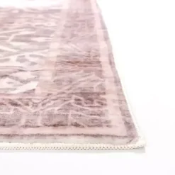 Kirklands Home Shiva Red Botanical Washable Area Rug, 8x10 Outlet