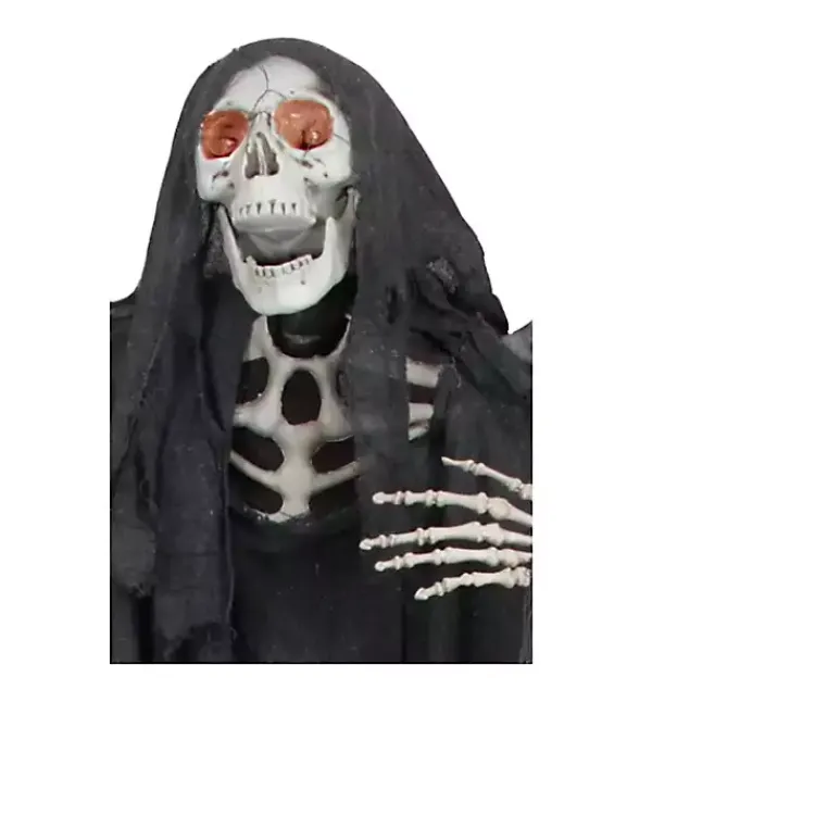Halloween>Kirklands Home Skeleton with Wings Decoration Black