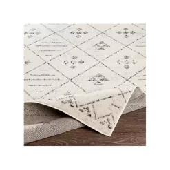 Kirklands Home Slate Gray Diamond Print Area Rug, 7x10 Hot