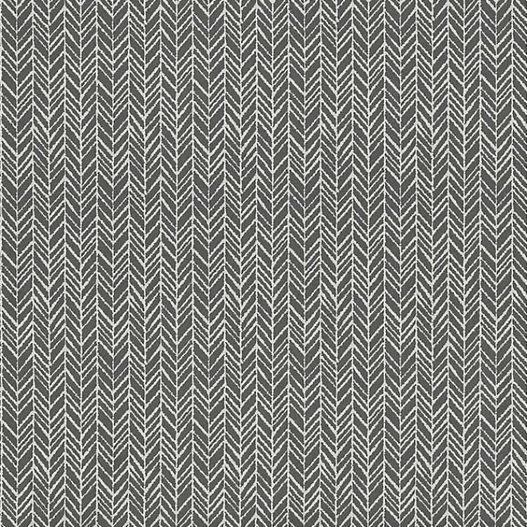 Kirklands Home Slate Herringbone Outdoor Chair Cushion Gray Clearance