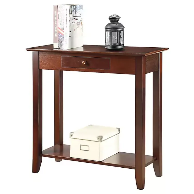Kirklands Home Slim Single Drawer Console Table Brown Hot
