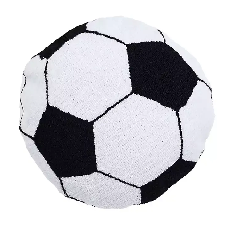 Pillows>Kirklands Home Soccer Ball Shaped Pillow
