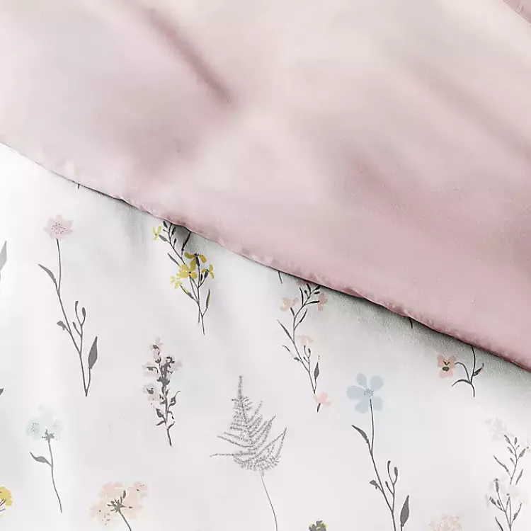 Kirklands Home Soft Floral Reversible 3-pc. Queen Duvet Cover Set Best