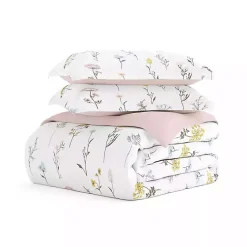 Kirklands Home Soft Floral Reversible 3-pc. King Duvet Cover Set Outlet