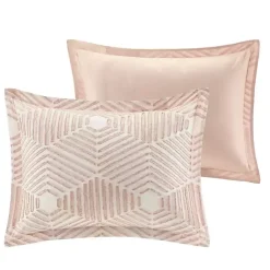 Kirklands Home Soft Pink Tufted Full/Queen 3-pc. Comforter Set