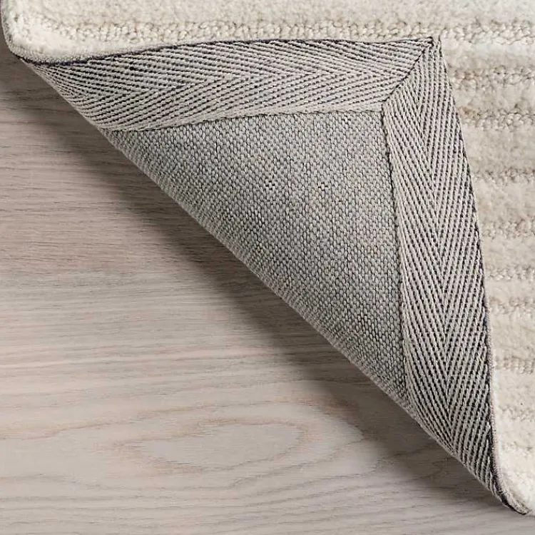 Kirklands Home Southwest Emily Henderson x RugsUSA Area Rug, 4x6 Ivory New