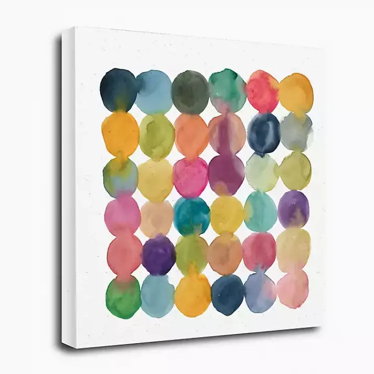 Kirklands Home Spectrum Connections Canvas Art Print New