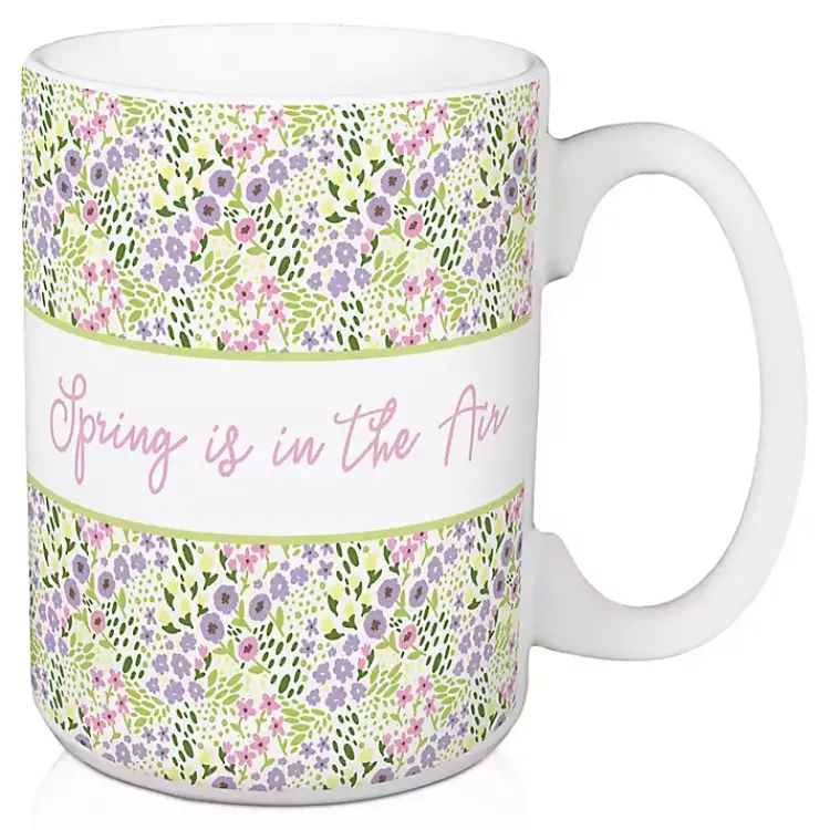 Easter Decorations>Kirklands Home Spring is in the Air Mugs, Set of 2