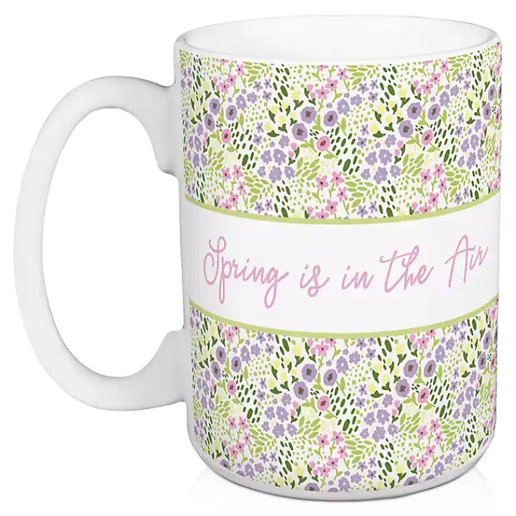 Easter Decorations>Kirklands Home Spring is in the Air Mugs, Set of 2