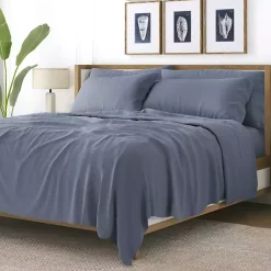 Kirklands Home Stone Ultra Soft 6-pc. Full Sheet Set Gray New