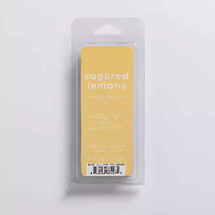 Home Fragrance>Kirklands Home Sugared Lemons Wax Melts Yellow