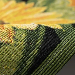 Kirklands Home Sunflower Blossoms Indoor/Outdoor Rug, 2x3 Outlet