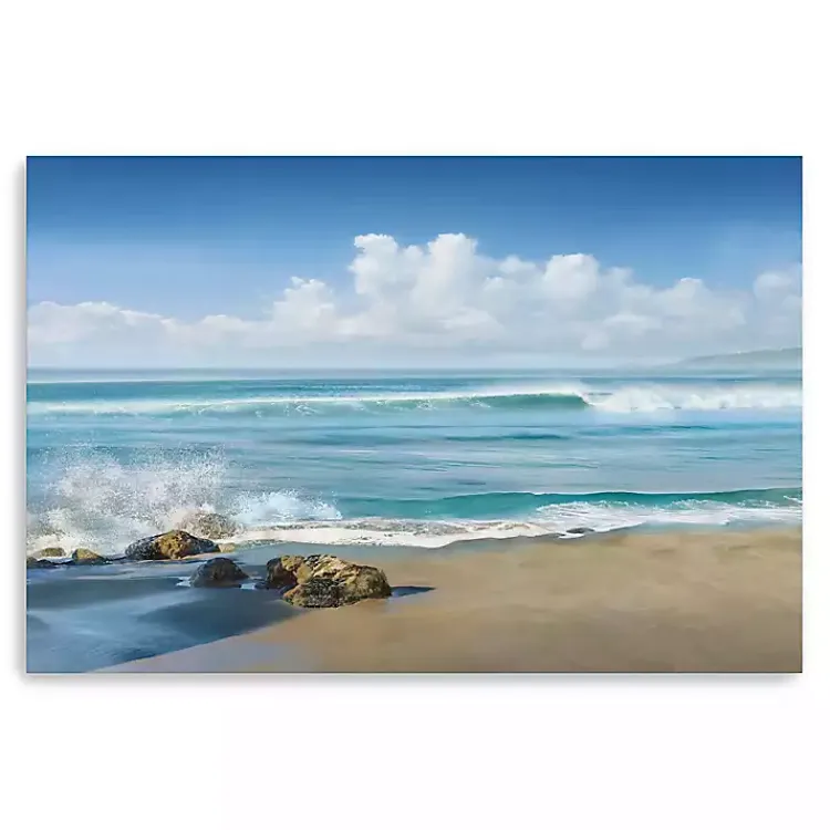 Kirklands Home Sweeping Blue Canvas Art Print, 60x40 in. Discount