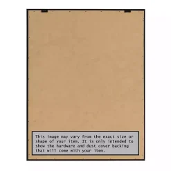Kirklands Home Tan and Black Wash Laundry Framed Wall Plaque