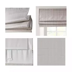 Kirklands Home Basketweave Cordless Roman Shade, 31 in. Tan Online