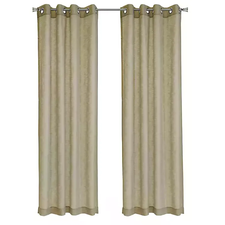 Kirklands Home Boucle Sheer Single Curtain Panel, 63 in. Tan Online