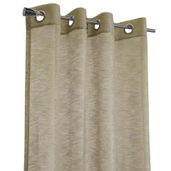 Kirklands Home Boucle Sheer Single Curtain Panel, 63 in. Tan Online