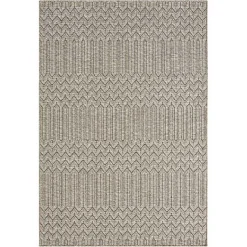 Kirklands Home Chevron Indoor/Outdoor Area Rug, 5x7 Tan Hot