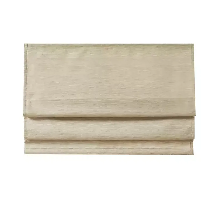 Kirklands Home Faux Silk Room Darkening Roman Shade, 31 in. Tan Online
