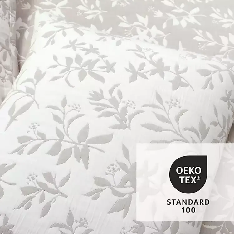 Kirklands Home Tan Floral Reversible 3-pc. Full/Queen Quilt Set Clearance