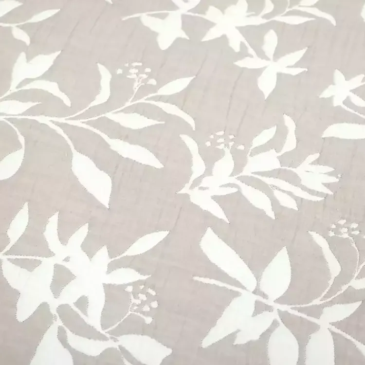 Kirklands Home Tan Floral Reversible 3-pc. Full/Queen Quilt Set Clearance