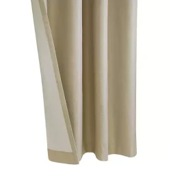 Kirklands Home Newberry Blackout Curtain Panel, 108 in. Tan Outlet