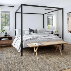 Kirklands Home Nona Emily Henderson x RugsUSA Area Rug, 6x9 Tan Clearance