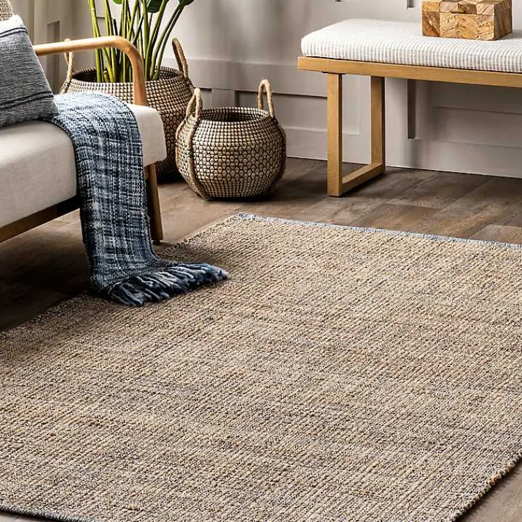 Kirklands Home Nona Emily Henderson x RugsUSA Area Rug, 10x14 Tan Outlet