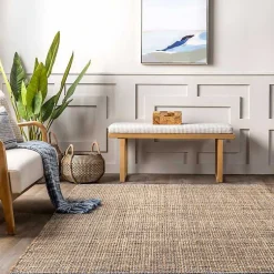 Kirklands Home Nona Emily Henderson x RugsUSA Area Rug, 9x12 Tan Hot