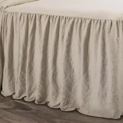 Kirklands Home Ruffle Skirt 3-pc. King Comforter Set Tan