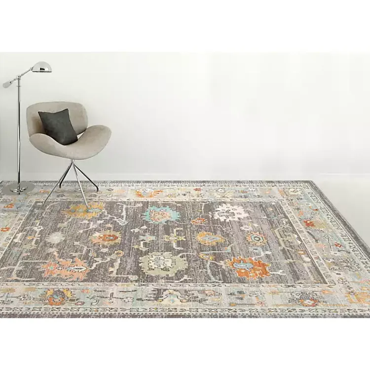 Kirklands Home Taupe Bohemian Area Rug, 7x9 Brown